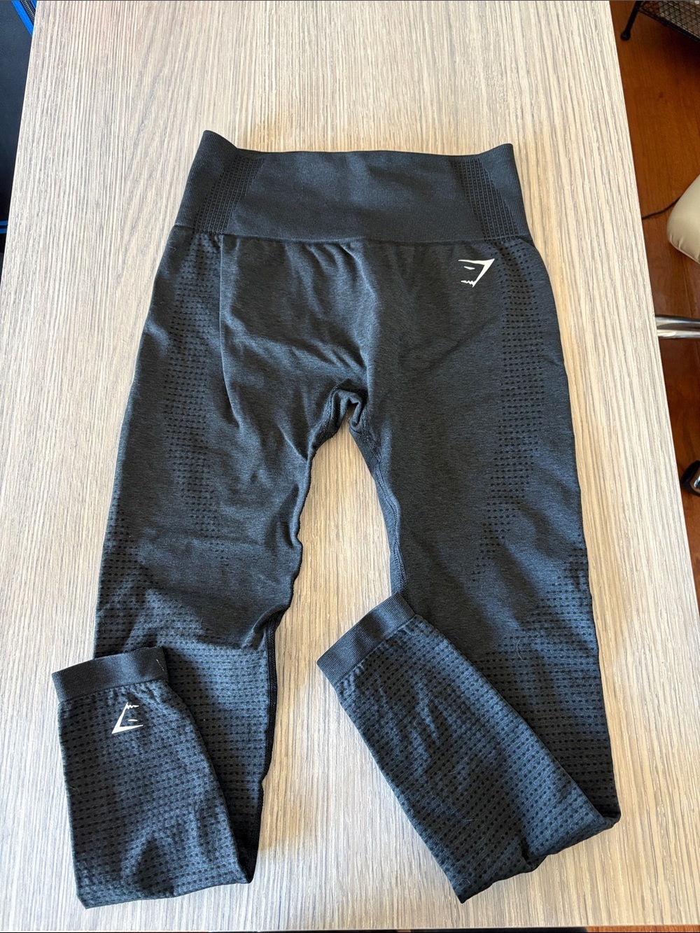 Gymshark Seamless 7/8 Leggings Dark Gray Small High Waisted